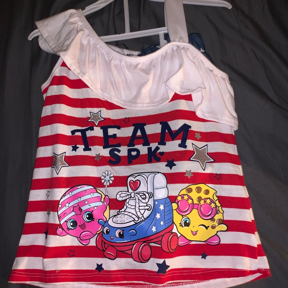 Little girls short outfit